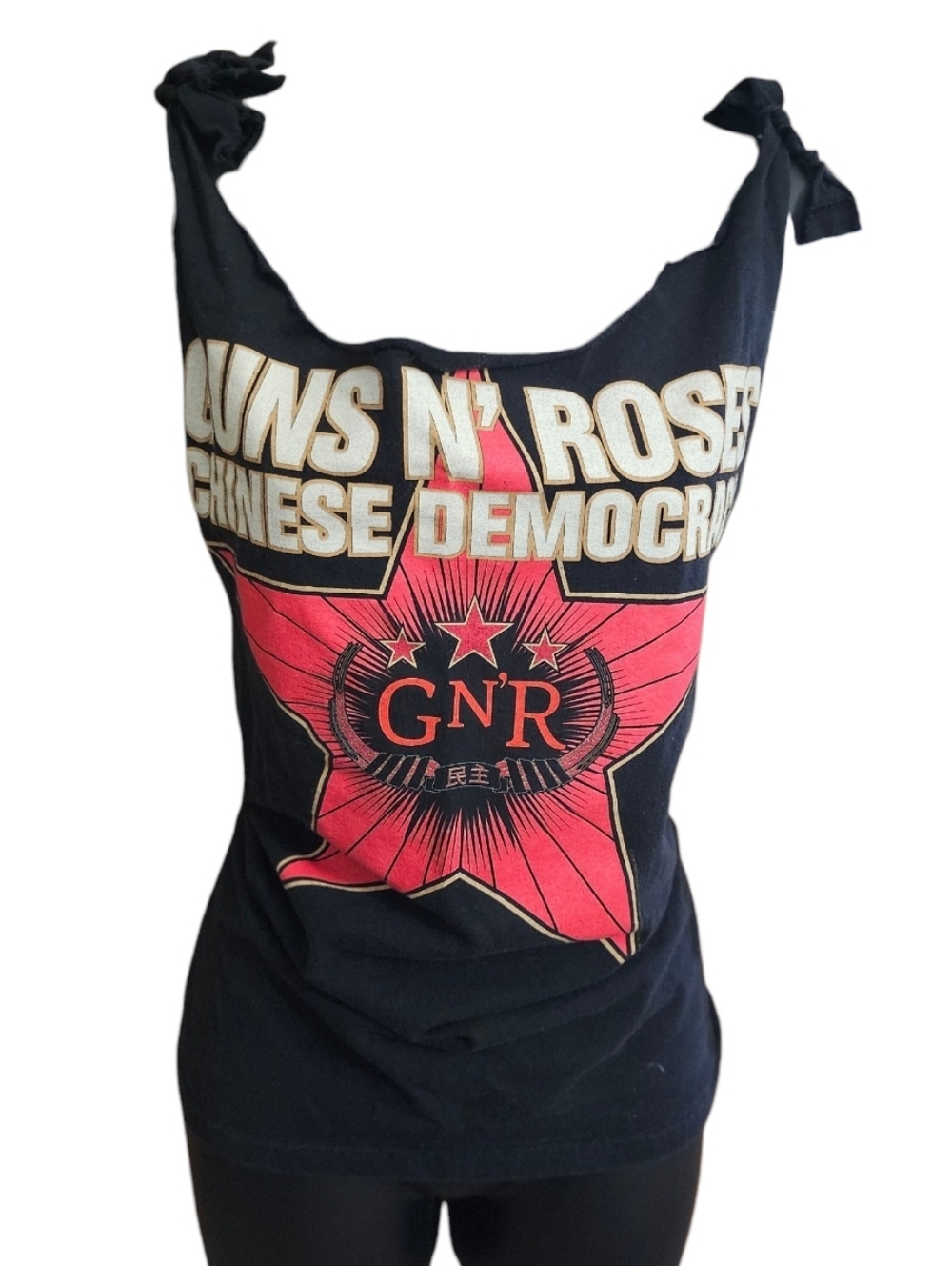 Vintage Guns N' Roses "Chinese Democracy" 2008 Album Release Distressed Tank Top